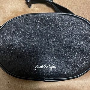 Sparkly black Kendall and Kylie Fanny pack bum bag